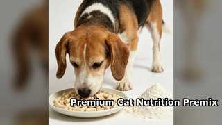Premium-Katzenfutter-Vormischung mit essentiellen Vitaminen und Aminosäuren